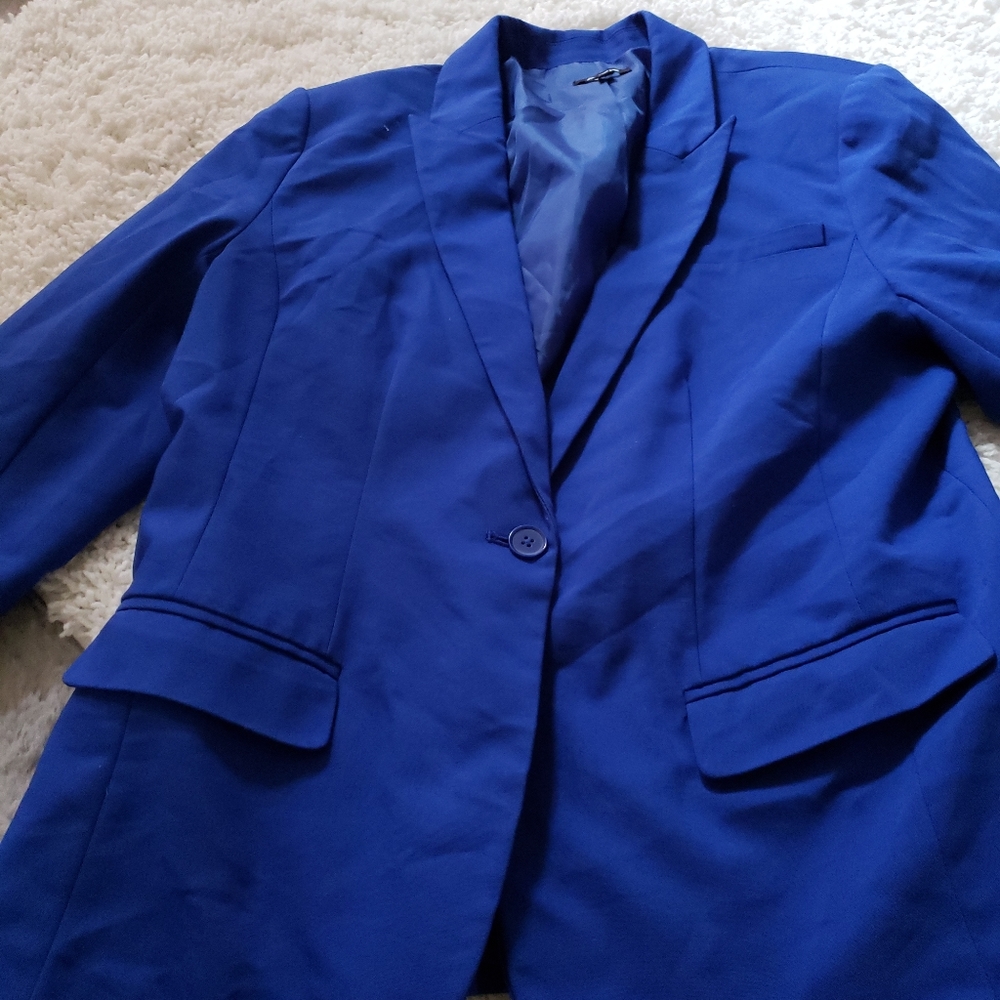 Womens royal blue blazer